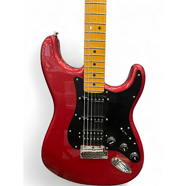 Used Fender american ultra II stratocaster HSS sinister red Solid Body Electric Guitar
