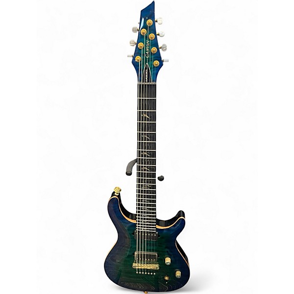 Used Carvin CT7M Dragon Burst Solid Body Electric Guitar