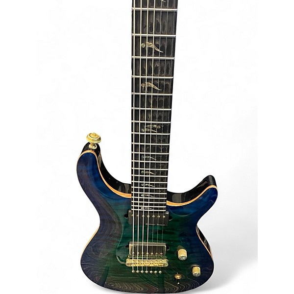 Used Carvin CT7M Dragon Burst Solid Body Electric Guitar