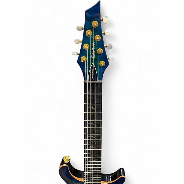 Used Carvin CT7M Dragon Burst Solid Body Electric Guitar