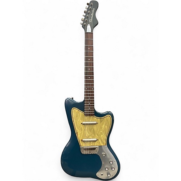 Used Danelectro Dead-On '67 Blue Solid Body Electric Guitar