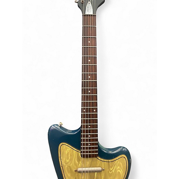 Used Danelectro Dead-On '67 Blue Solid Body Electric Guitar