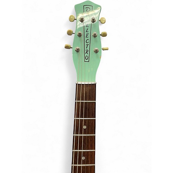 Used Danelectro U-2 Seafoam Green Solid Body Electric Guitar