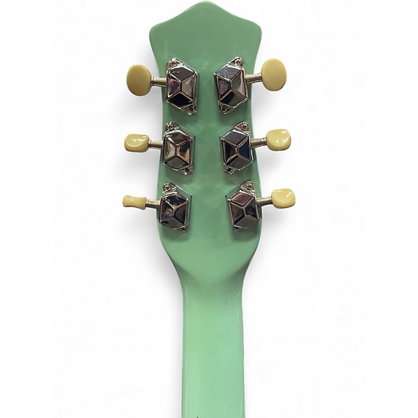 Used Danelectro U-2 Seafoam Green Solid Body Electric Guitar