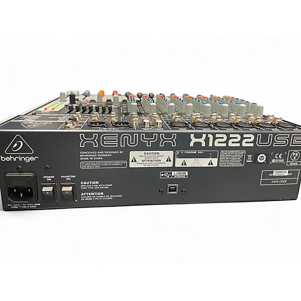 Used Behringer Xenyx X1222USB Unpowered Mixer