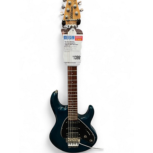 Used 1993 Ernie Ball Music Man Silhouette Standard Green Solid Body Electric Guitar