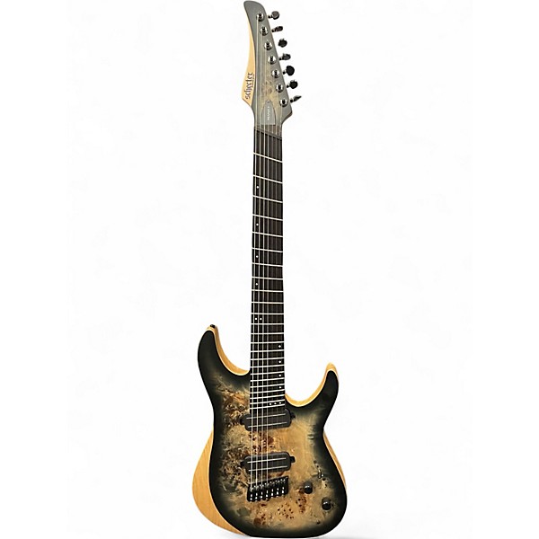 Used Schecter Guitar Research Reaper 7 Sky Burst Solid Body Electric Guitar