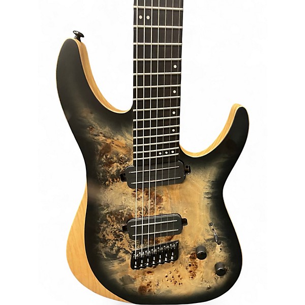 Used Schecter Guitar Research Reaper 7 Sky Burst Solid Body Electric Guitar