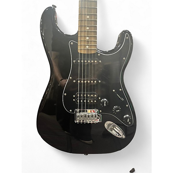 Used Fender Standard Stratocaster Black Solid Body Electric Guitar