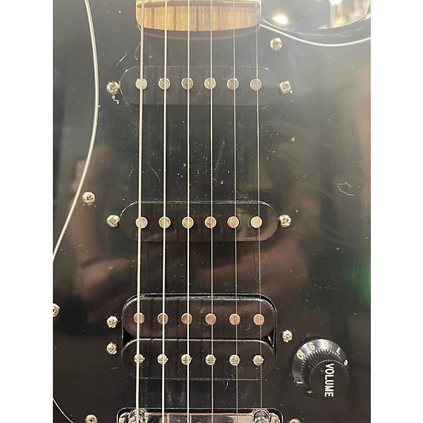 Used Fender Standard Stratocaster Black Solid Body Electric Guitar