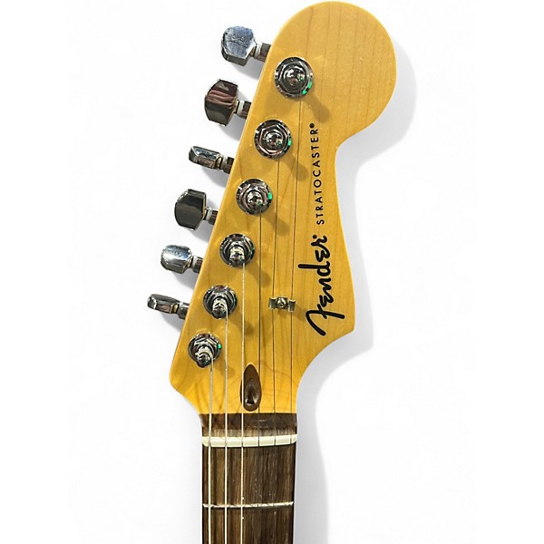 Used Fender Standard Stratocaster Black Solid Body Electric Guitar