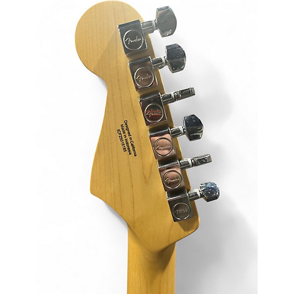 Used Fender Standard Stratocaster Black Solid Body Electric Guitar