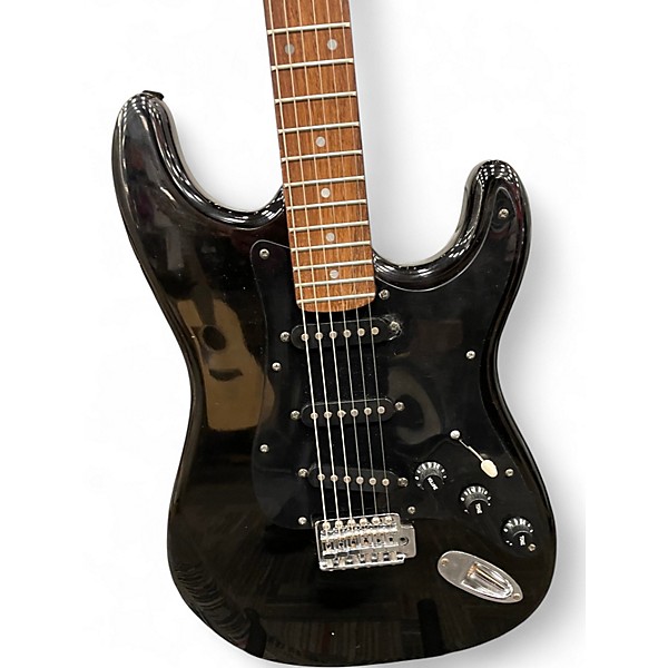 Used Kingston Electric Guitar Black Solid Body Electric Guitar