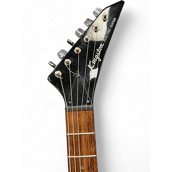 Used Kingston Electric Guitar Black Solid Body Electric Guitar