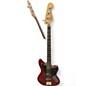 Used Squier Vintage Modified Jaguar Bass Candy Apple Red Electric Bass Guitar thumbnail