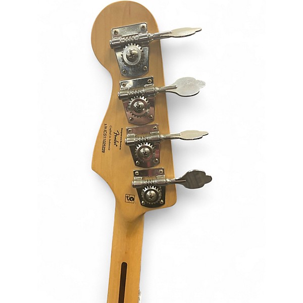 Used Squier Vintage Modified Jaguar Bass Candy Apple Red Electric Bass Guitar