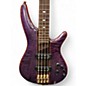 Used Ibanez SR2400 Purple Electric Bass Guitar