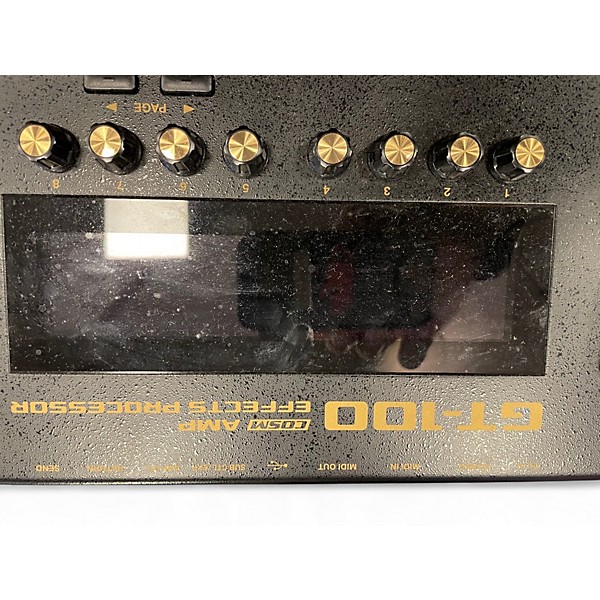 Used BOSS GT100 Effect Processor