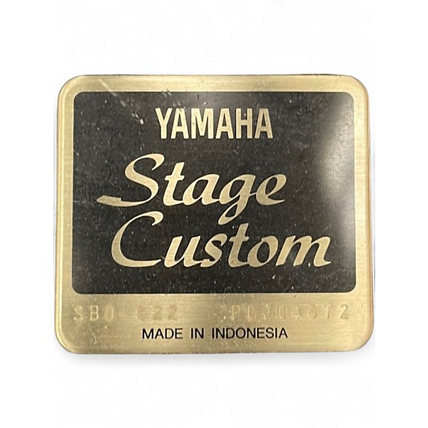 Used Yamaha 5 Piece Stage Custom Midnight Blue Drum Kit