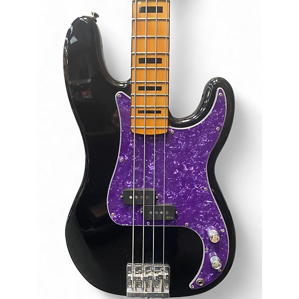 Used 2021 Squier Classic Vibe 1970S Precision Bass Black Electric Bass Guitar