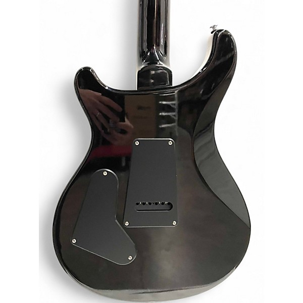 Used PRS SE Custom 24 Black and Gold Solid Body Electric Guitar