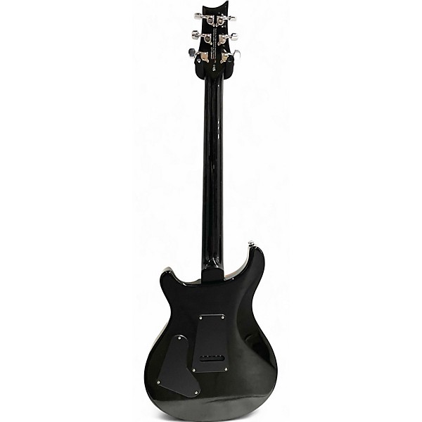 Used PRS SE Custom 24 Black and Gold Solid Body Electric Guitar