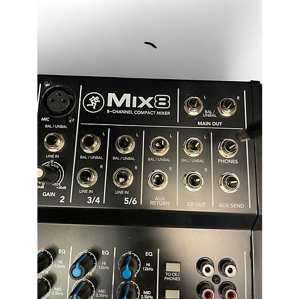 Used Mackie Mix 8 Unpowered Mixer
