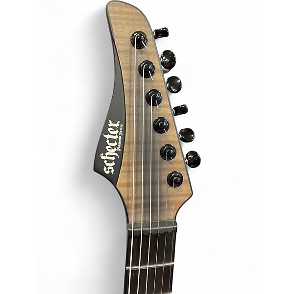 Used Schecter Guitar Research Banshee Mach-6 Fallout Burst Solid Body Electric Guitar