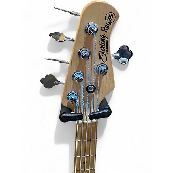 Used Sterling by Music Man Ray35 5 String Natural Electric Bass Guitar