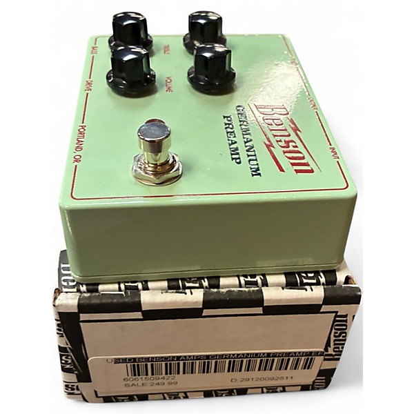 Used Benson Amps GERMANIUM PREAMP Effect Pedal