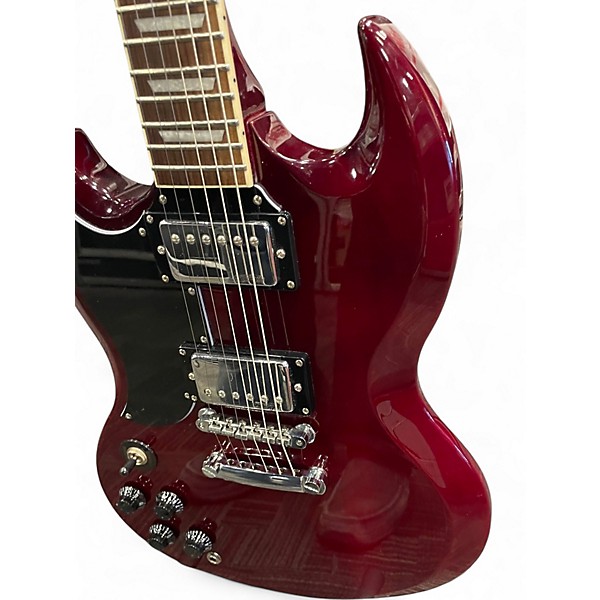 Used Vintage V6VW LEFT HANDED Heritage Cherry Electric Guitar