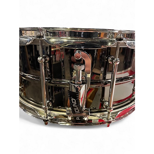 Used Pork Pie 14in BIG BLACK BOB Chrome Silver Drum