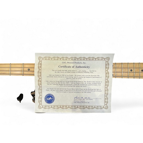 Used G&L USA L2000 Black Electric Bass Guitar