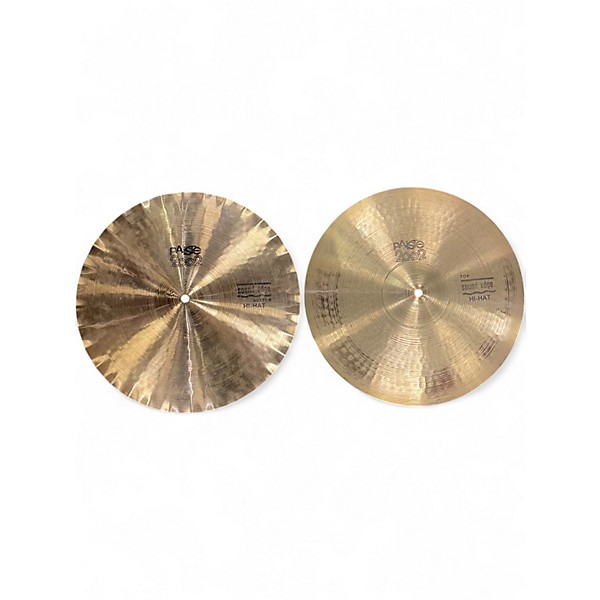 Used Paiste 14in 2002 Soundedge Hi-Hat Pair Cymbal