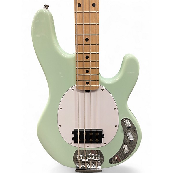 Used Sterling by Music Man Sub 4 Surf Green Electric Bass Guitar