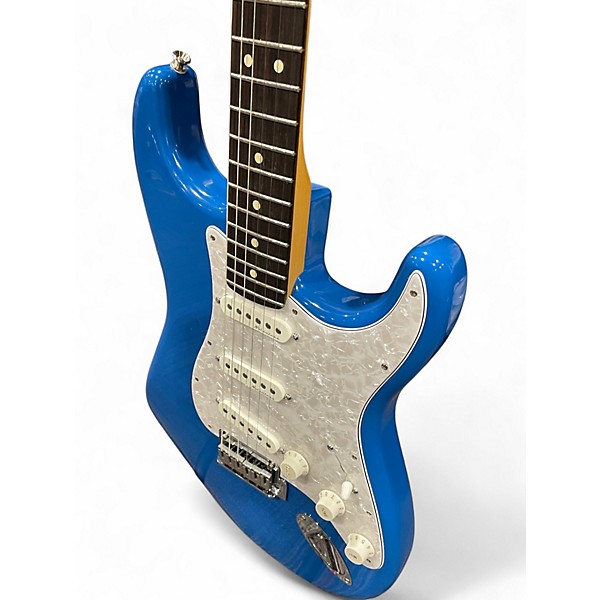 Used Fender Player II Mod Strat Electric Blue Solid Body Electric Guitar