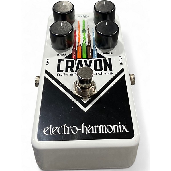 Used Electro-Harmonix Crayon Full Range Overdrive Effect Pedal