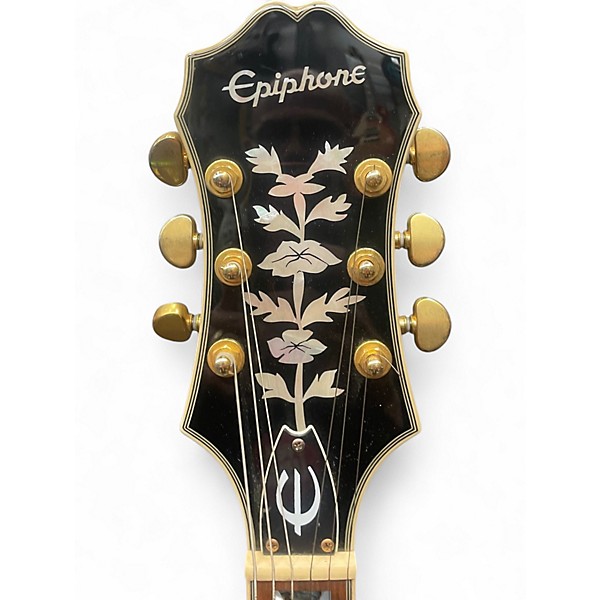 Used Epiphone Sheraton II 2 Tone Sunburst Hollow Body Electric Guitar