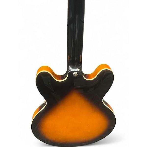Used Epiphone Sheraton II 2 Tone Sunburst Hollow Body Electric Guitar