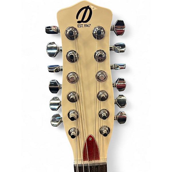 Used Danelectro 59x12 Vintage White Solid Body Electric Guitar