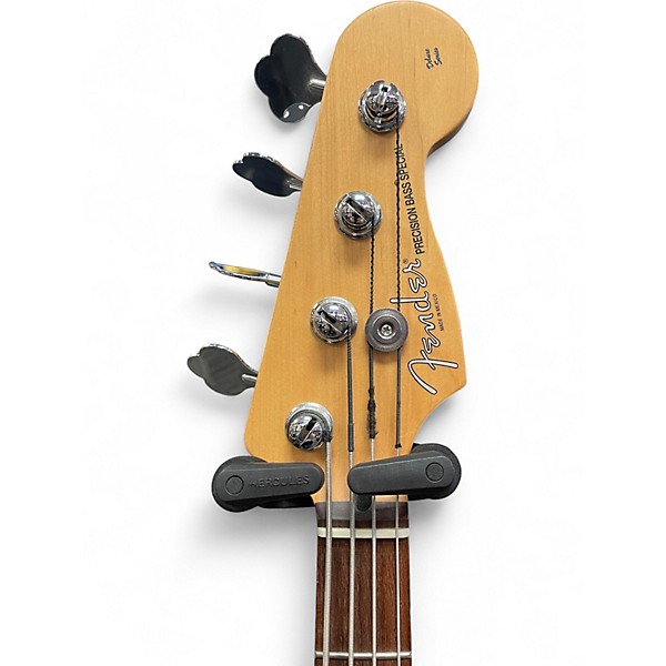 Used Fender Precision Bass Special Active Candy Apple Red Electric Bass Guitar