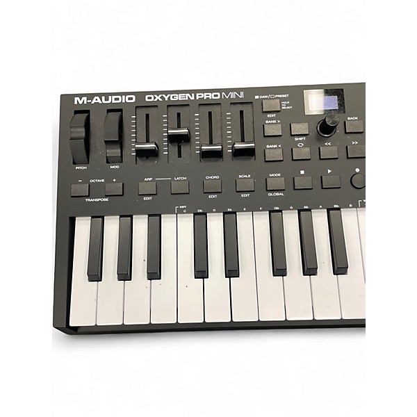 Used M-Audio Oxygen Pro Mini MIDI Controller