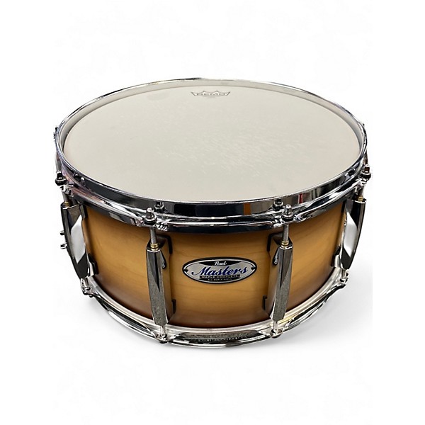 Used Pearl 6.5X14 Masters Maple Complete Tobacco Sunburst Drum