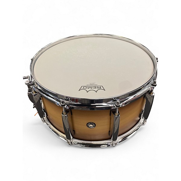 Used Pearl 6.5X14 Masters Maple Complete Tobacco Sunburst Drum