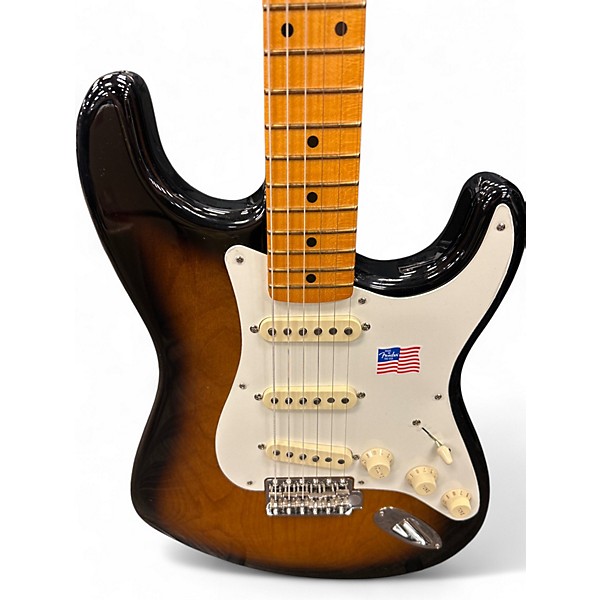 Used Fender Artist Series Eric Johnson Stratocaster 2 Color Sunburst Solid Body Electric Guitar