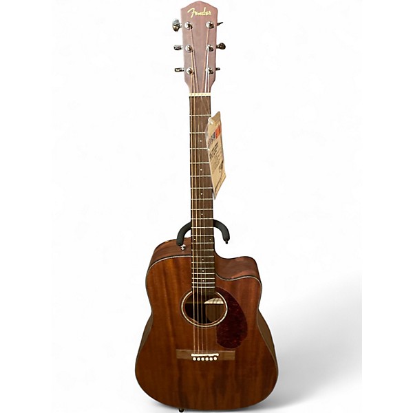 Used Fender cd60sce Mahogany Acoustic Electric Guitar