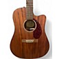 Used Fender cd60sce Mahogany Acoustic Electric Guitar