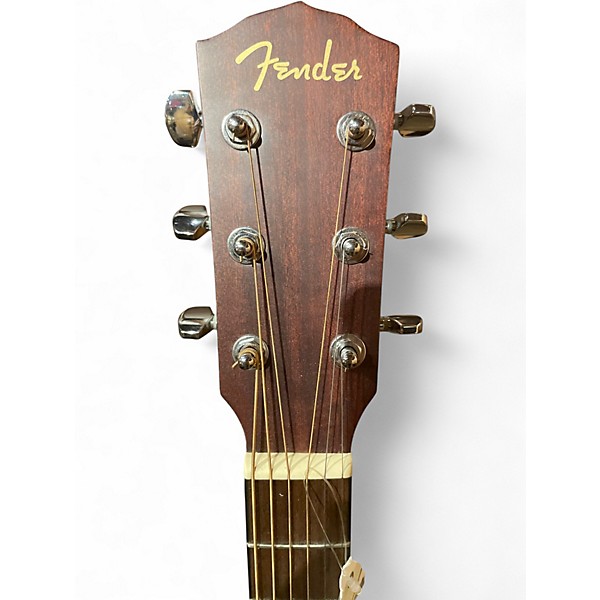 Used Fender cd60sce Mahogany Acoustic Electric Guitar
