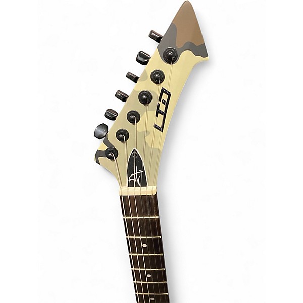 Used ESP LTD James Hetfield Snakebyte Camo Solid Body Electric Guitar