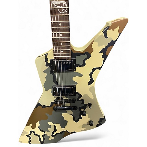 Used ESP LTD James Hetfield Snakebyte Camo Solid Body Electric Guitar